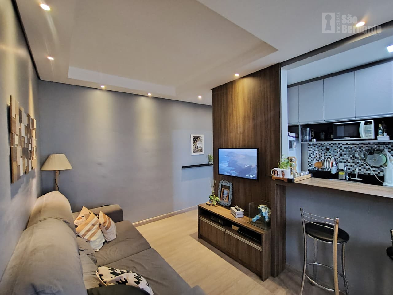 Apartamento com 2 dormitórios para locação, 50m² por R$ 1.300,00/mês - CONDOMINIO PARQUE ARKANSAS - Americana/SP — foto 3