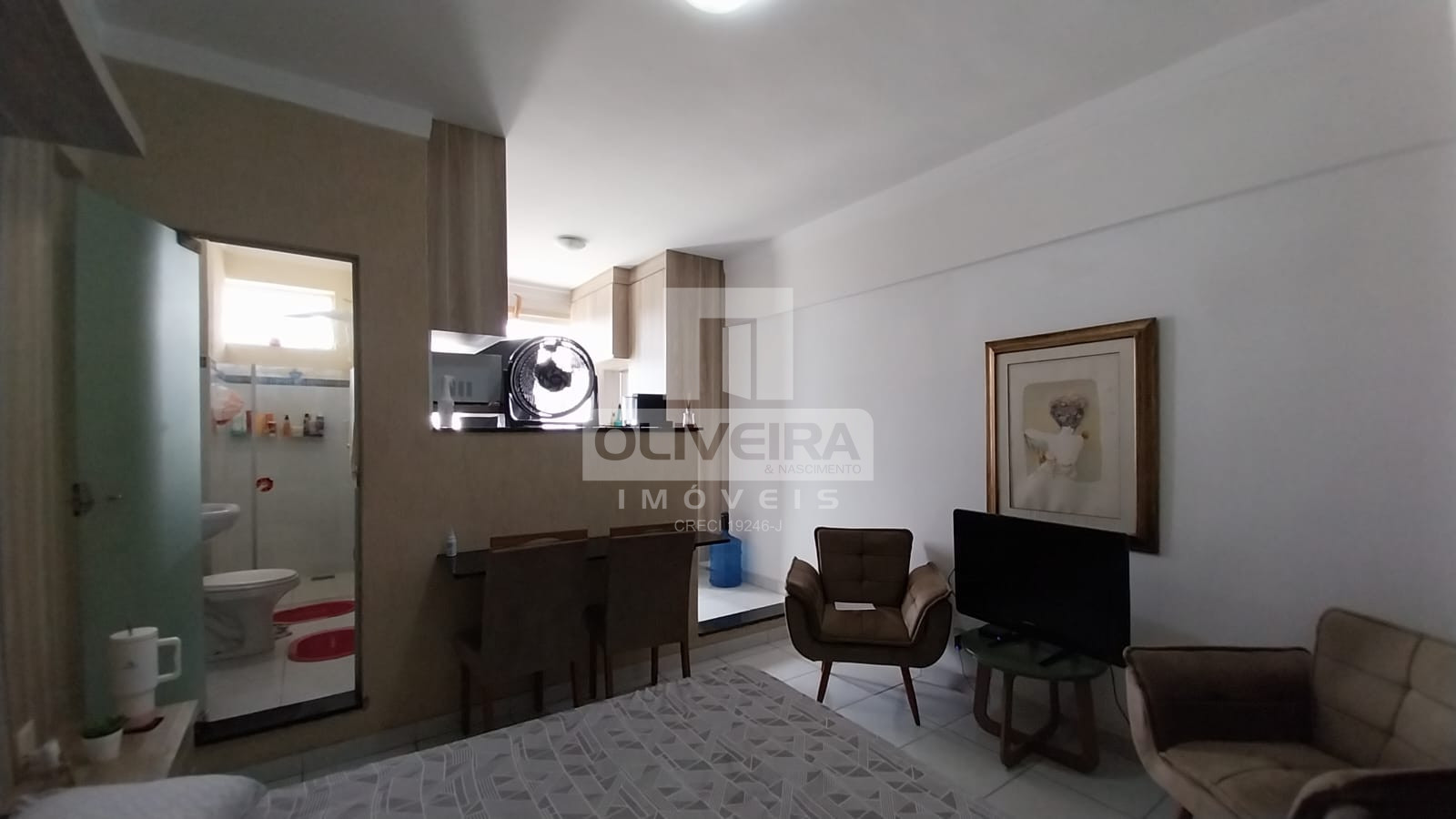 Kitnet com 1 dormitório à venda, 60m² por R$ 200.000,00 - Edifício Amina Najar - Americana/SP — foto 2