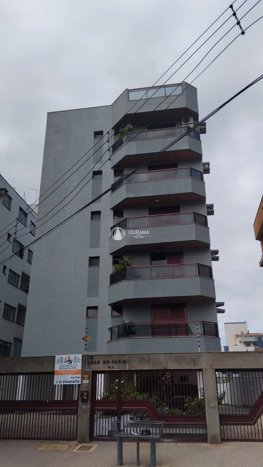 Apartamento com 4 dormitórios à venda, 99m² por R$ 450.000,00 - CONDOMÍNIO RESIDENCIAL ILHA DO CARIBE II - Guarujá/SP — foto 2